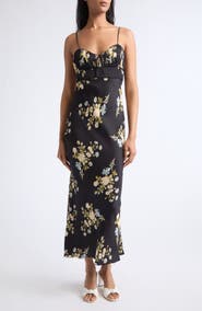 Veronica Beard Kieren Silk Blend Midi Dress