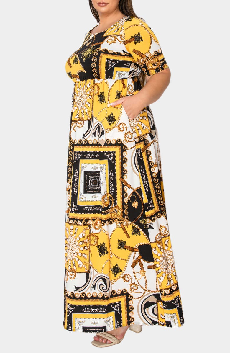 L I V D Billie Print Maxi Dress, Alternate, color, 
