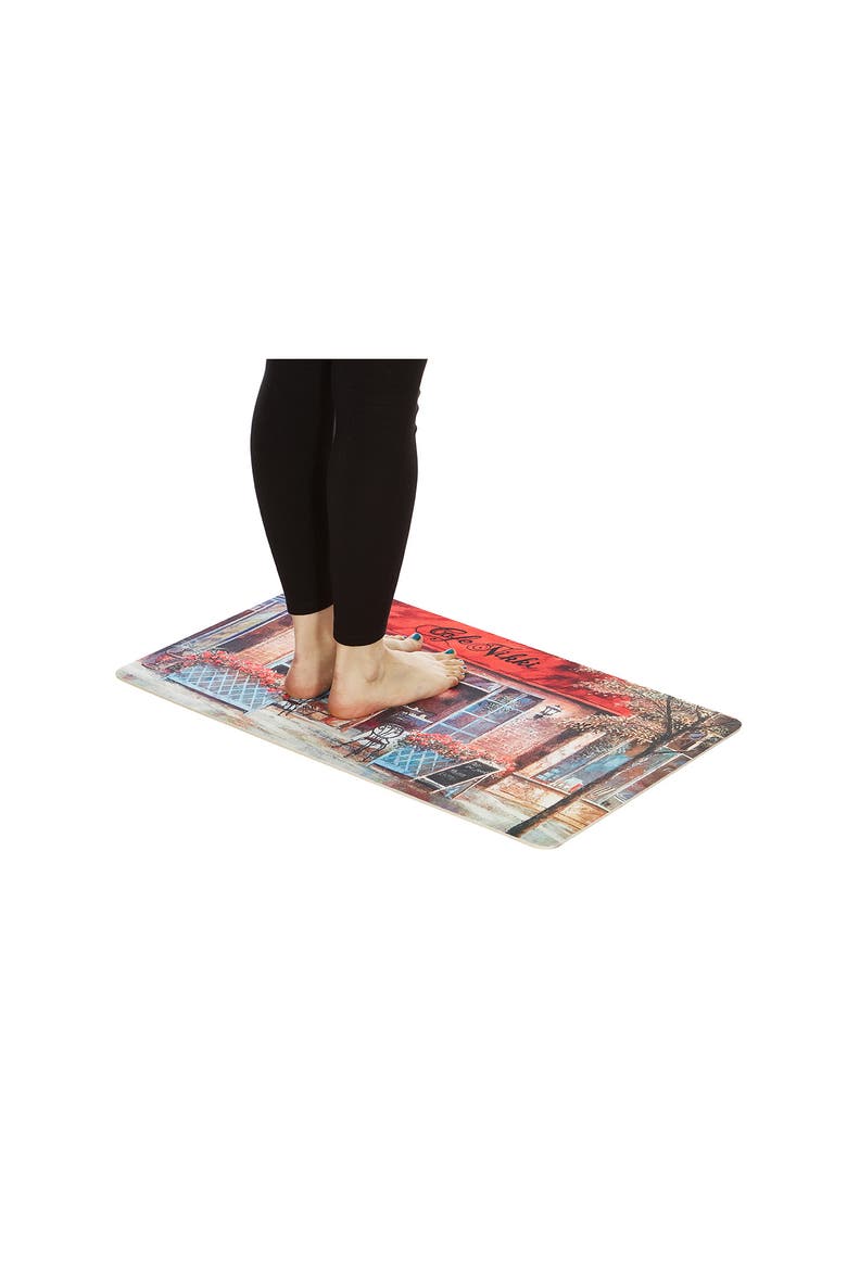 Kitchen Floor Mat, Alternate, color, RED CAFE