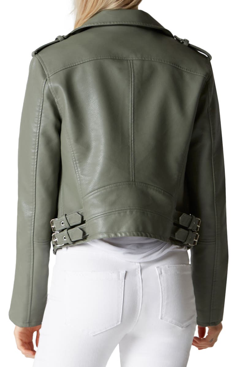 BLANKNYC Faux Leather Moto Jacket, Alternate, color, 