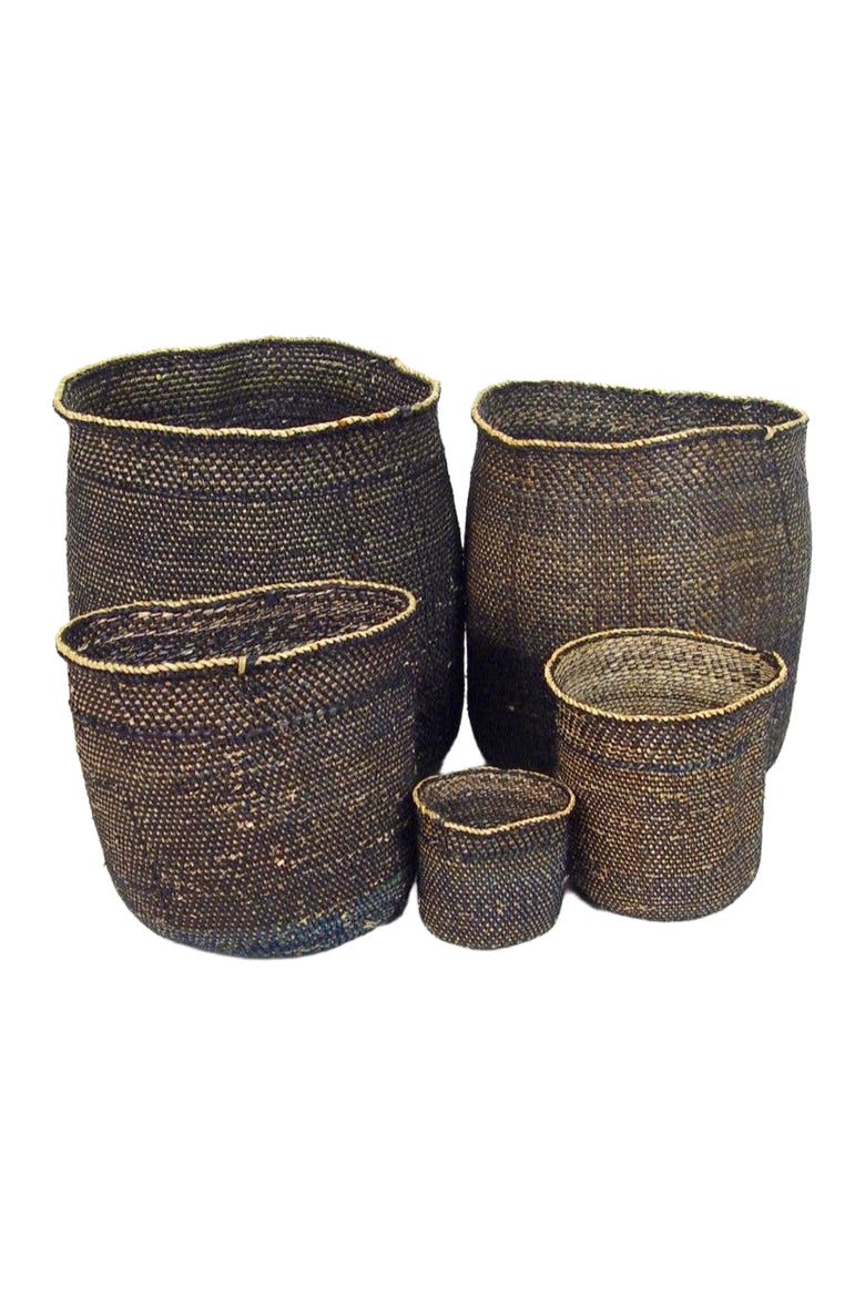 Light Black Iringa Basket, Alternate, color, Light Black