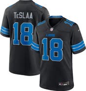 Nike Men's Nike Isaac TeSlaa Black Detroit Lions Alternate Game Player Jersey