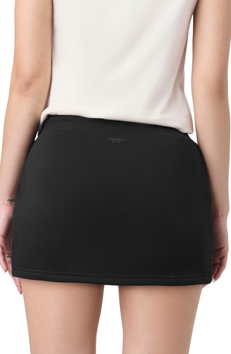 Florence by Mills Cozy Crush Sporty Skort, Alternate, color, Black