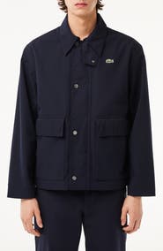 Lacoste Water Resistant Utility Jacket