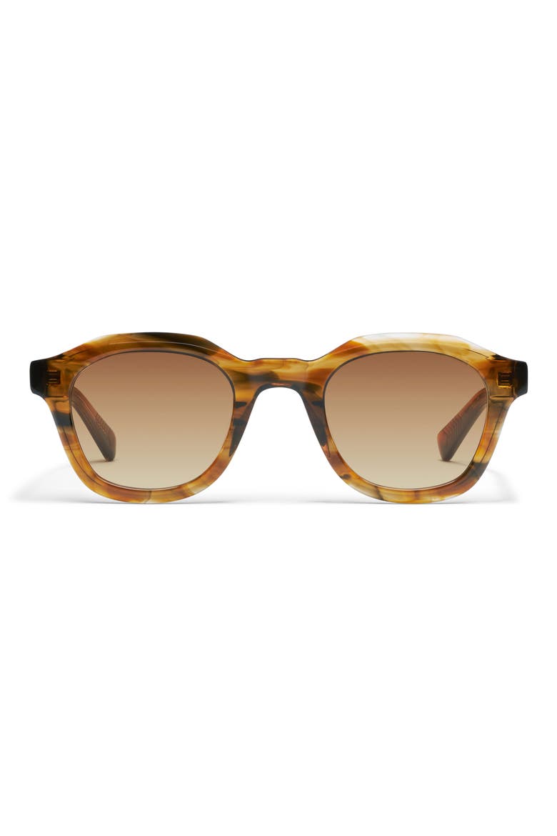 Roll Film 47mm Small Square Sunglasses, Main, color, COFFEE SWIRL/ SEPIA