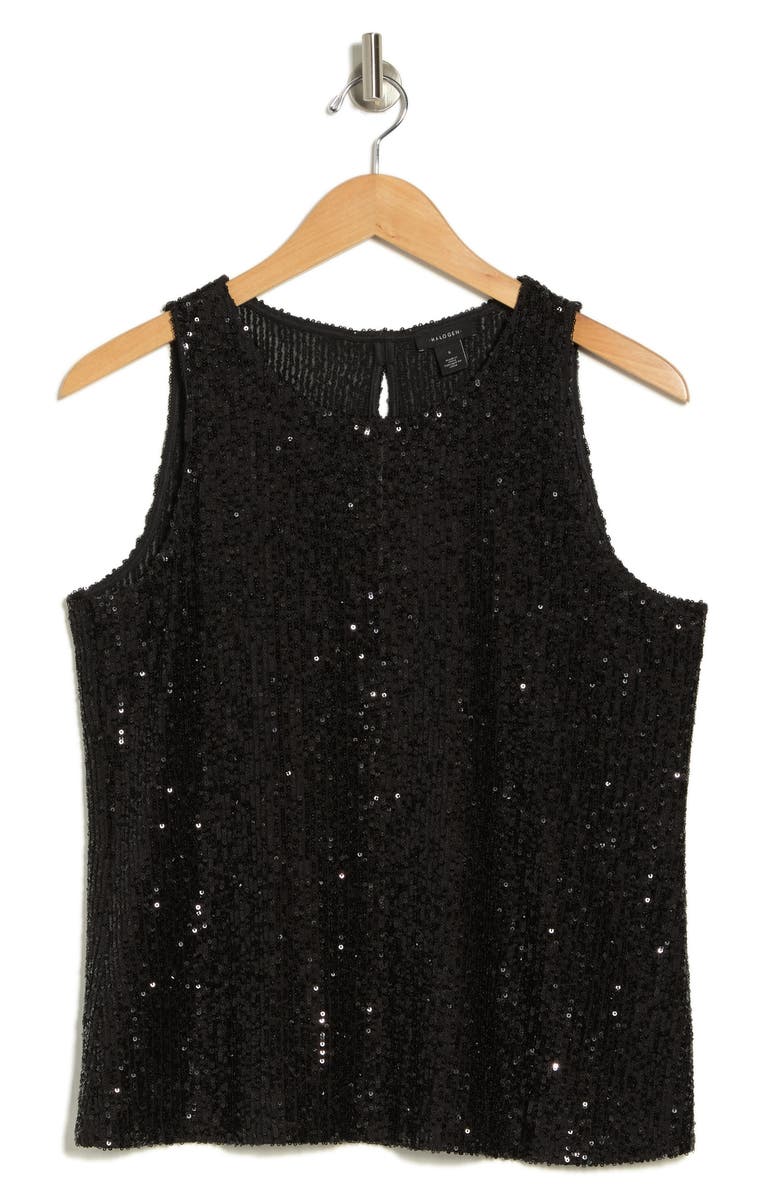 Halogen<sup>®</sup> Sequin High-Low Tank, Alternate, color, 