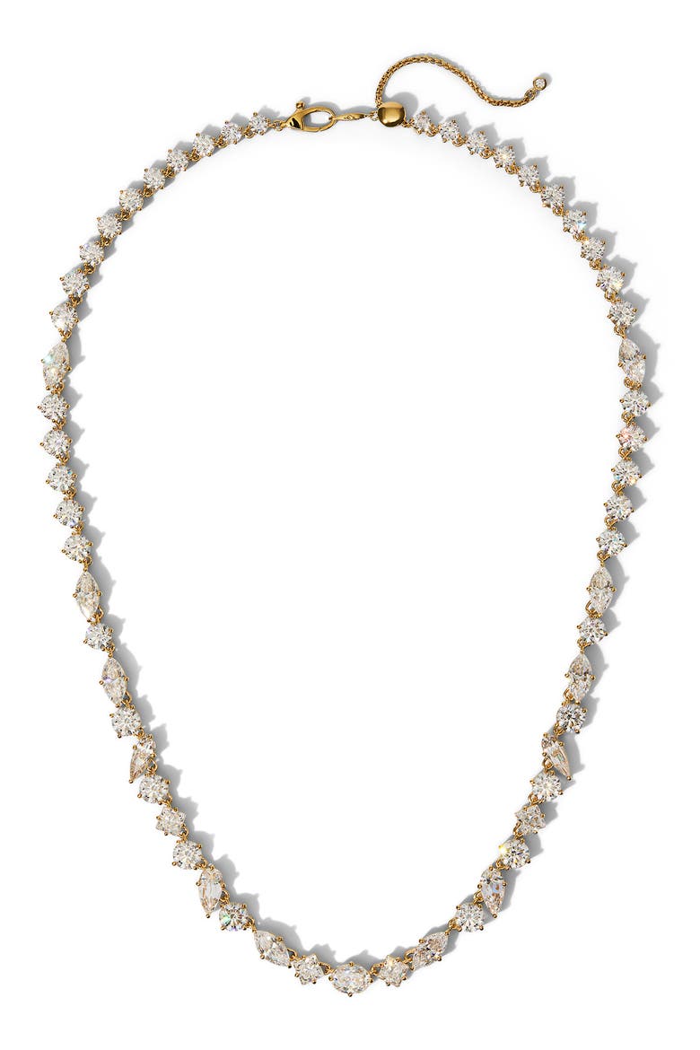Lucia Mixed Cubic Zirconia Necklace, Main, color, GOLD