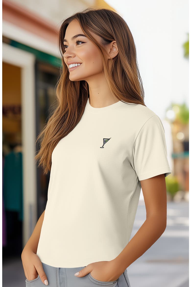 Womens Martini Lightweight Relaxed Jersey Tee, Alternate, color, Natural