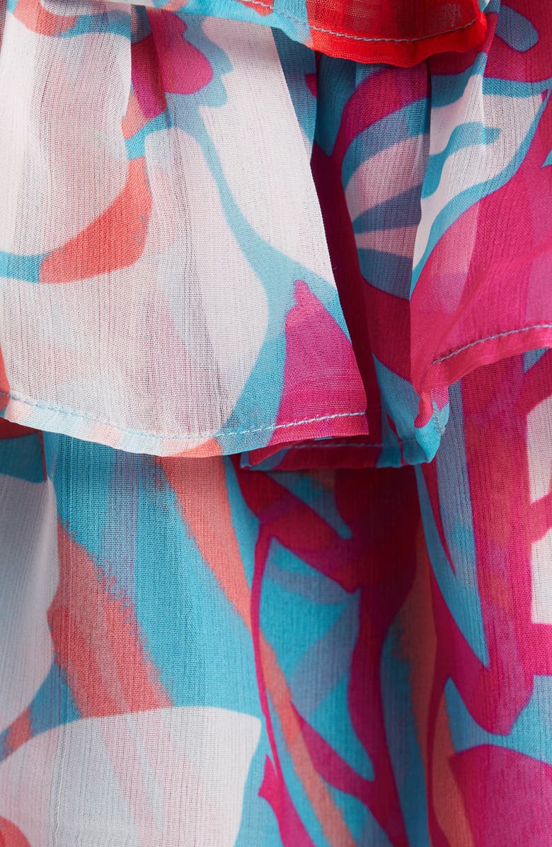 Ramy Brook Marisa Floral Cover-Up Dress, Alternate, color, 