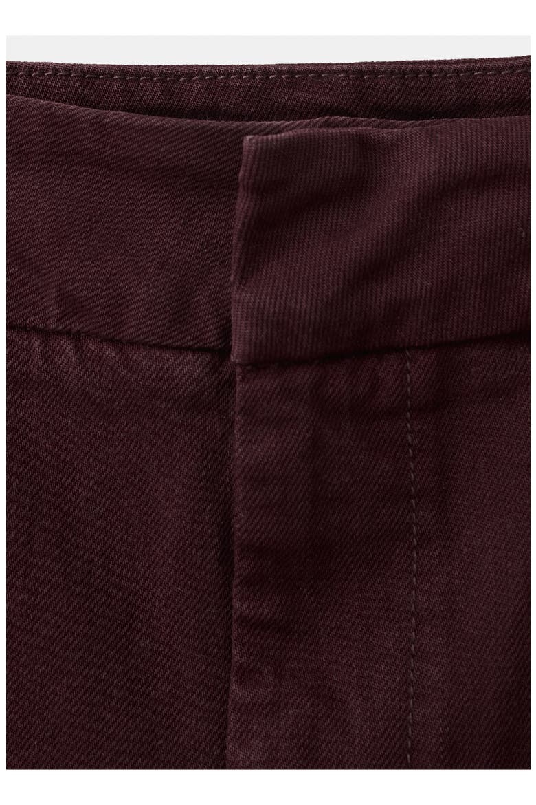 Seamed High Waist Wide Leg Jeans, Alternate, color, WINE