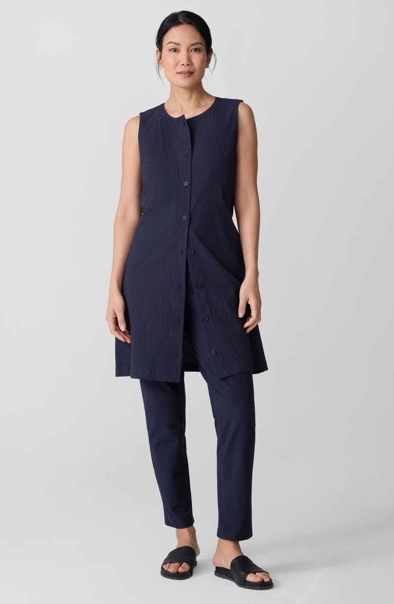 Eileen Fisher Slim Ankle Pants, Alternate, color, Ink