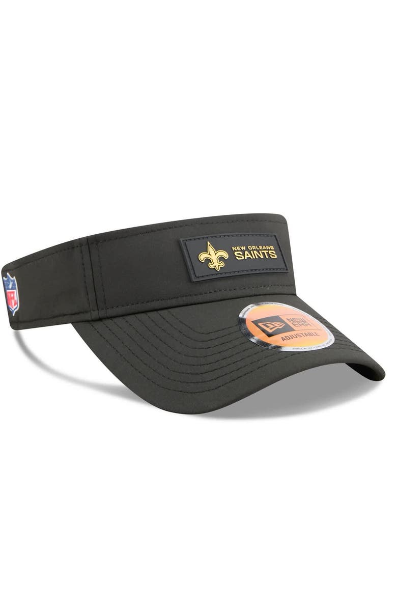 New Era Men's New Era Black New Orleans Saints 2025 Sideline  Visor, Alternate, color, 