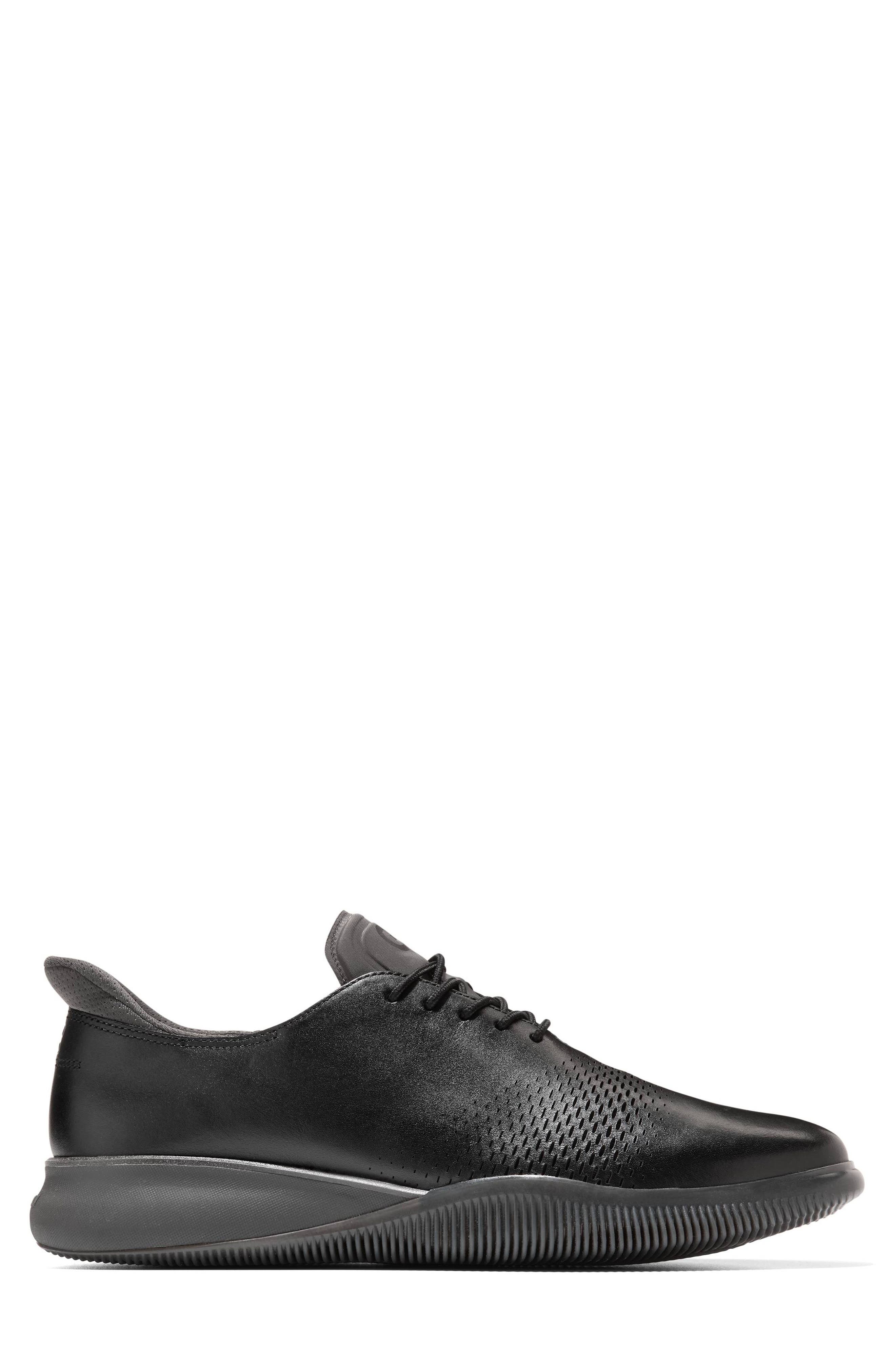 Cole Haan 6.ZeroGrand Laser Quick-On Oxford, Alternate, color, Black / Raven