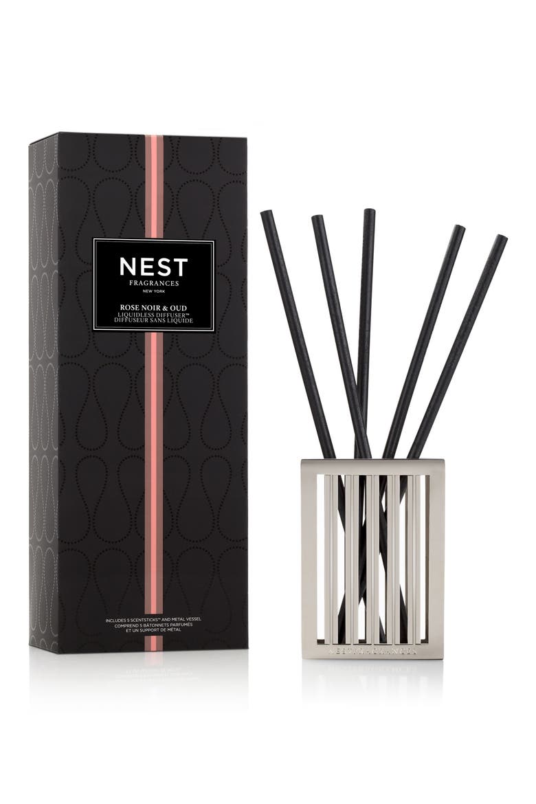 NEST Fragrances Rose Noir & Oud Liquidless Diffuser, Main, color, NO COLOR