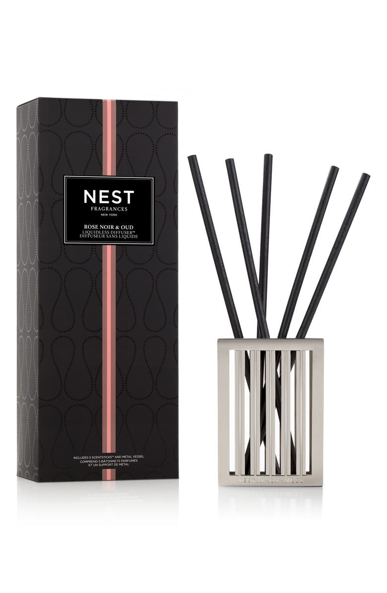 NEST New York NEST Fragrances Rose Noir & Oud Liquidless Diffuser, Main, color,