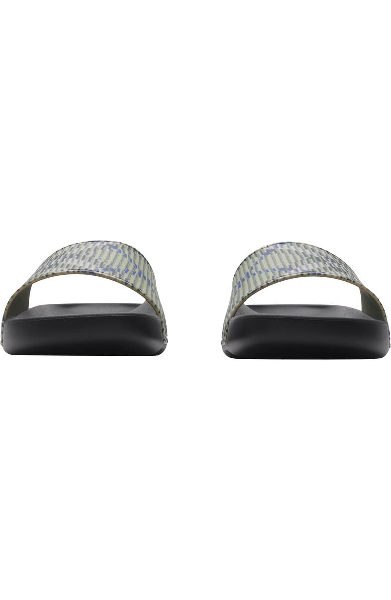 Burberry Dive Embossed Check Pool Slide Sandal, Alternate, color,