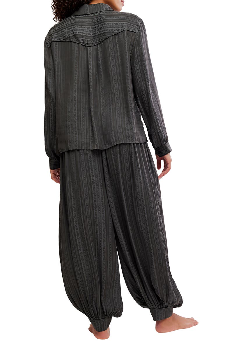 Let's Sleep in Pajamas, Alternate, color, WASHED BLACK
