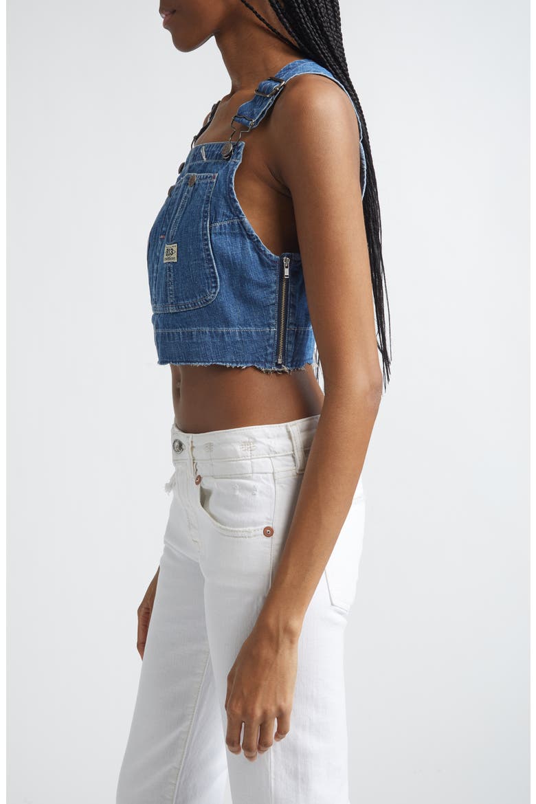 Overall Bib, Alternate, color, NOISE BLUE