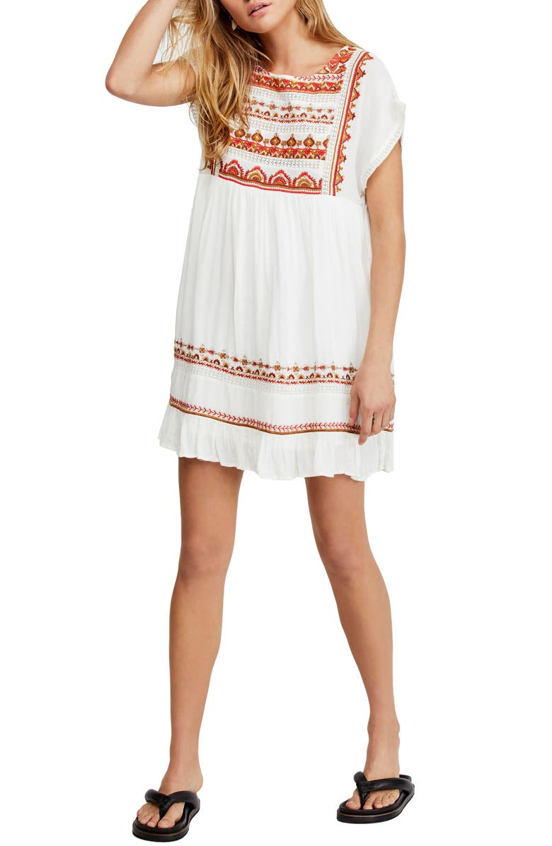 Free People Sunrise Wanderer Minidress, Main, color,