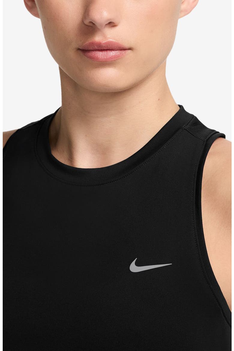 Swift Dri-FIT Running Tank Top, Alternate, color, BLACK/REFLECTIVE SILVER