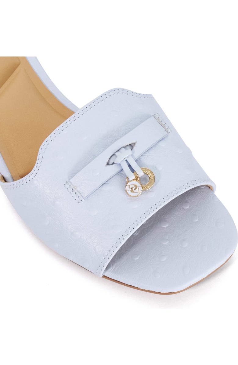 Dune London Lindo Slide Sandal, Alternate, color, Pale Blue