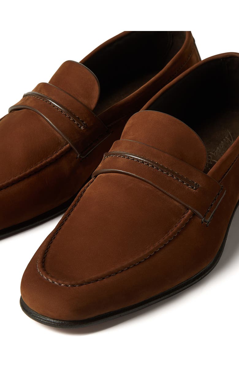 ZEGNA Light Brown SECONDSKIN Driving Loafer, Alternate, color,