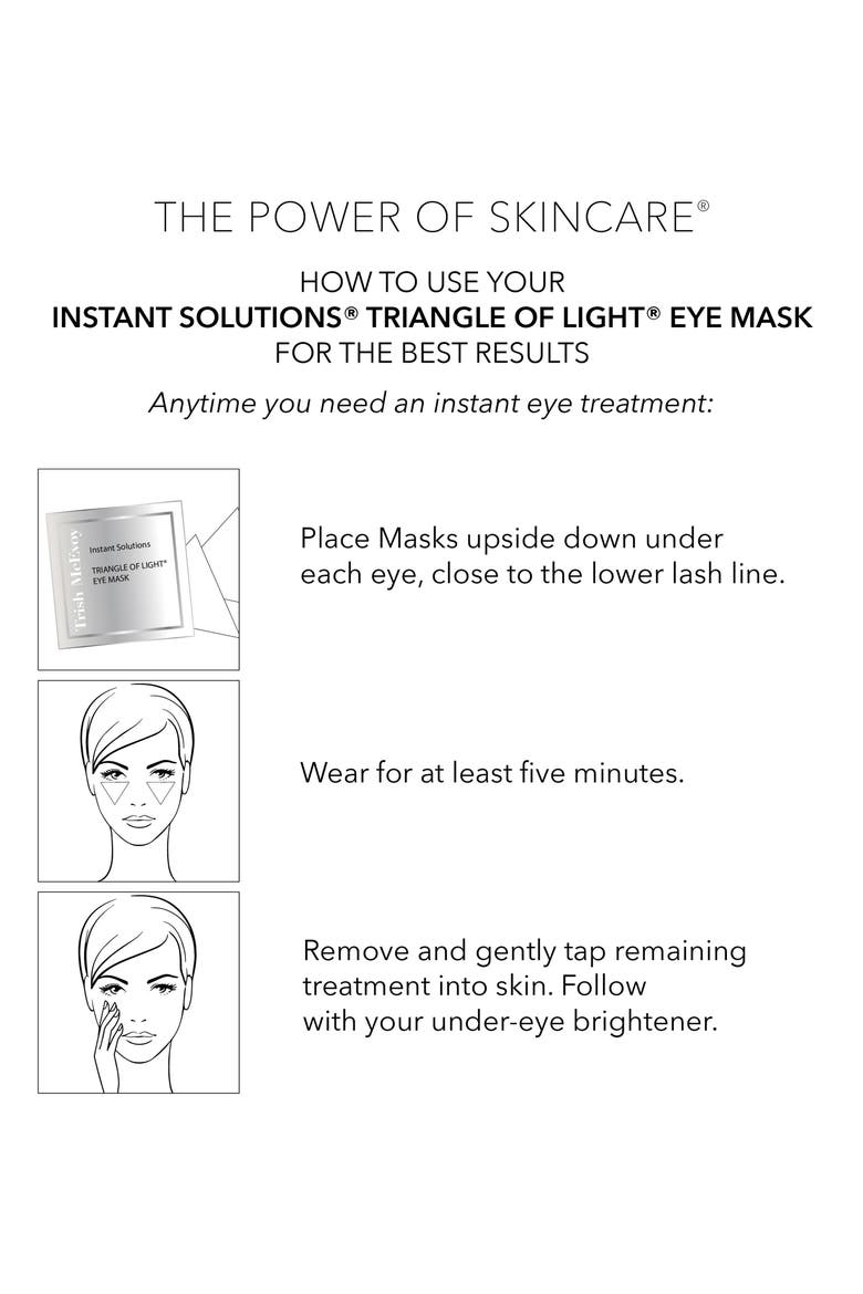 Instant Solutions® Triangle of Light® Eye Mask, Alternate, color, NO COLOR