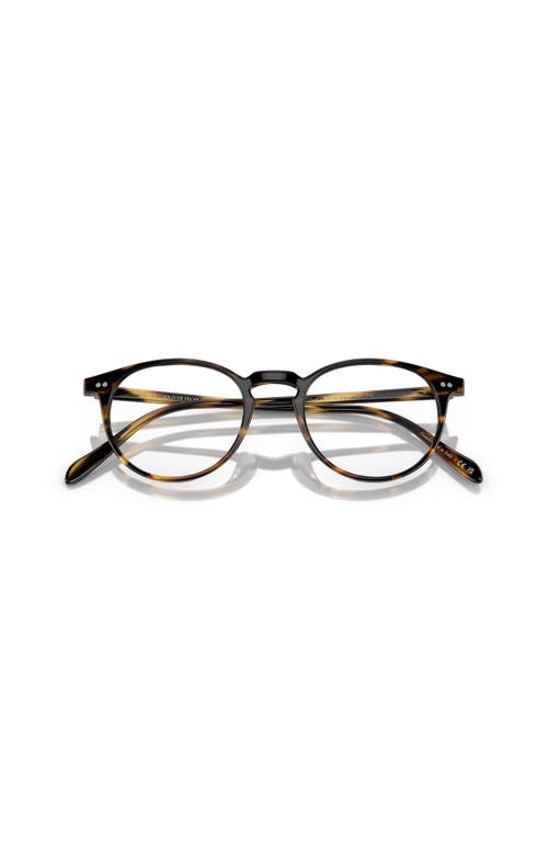 Oliver Peoples 47mm Phantos Optical Glasses In Brown