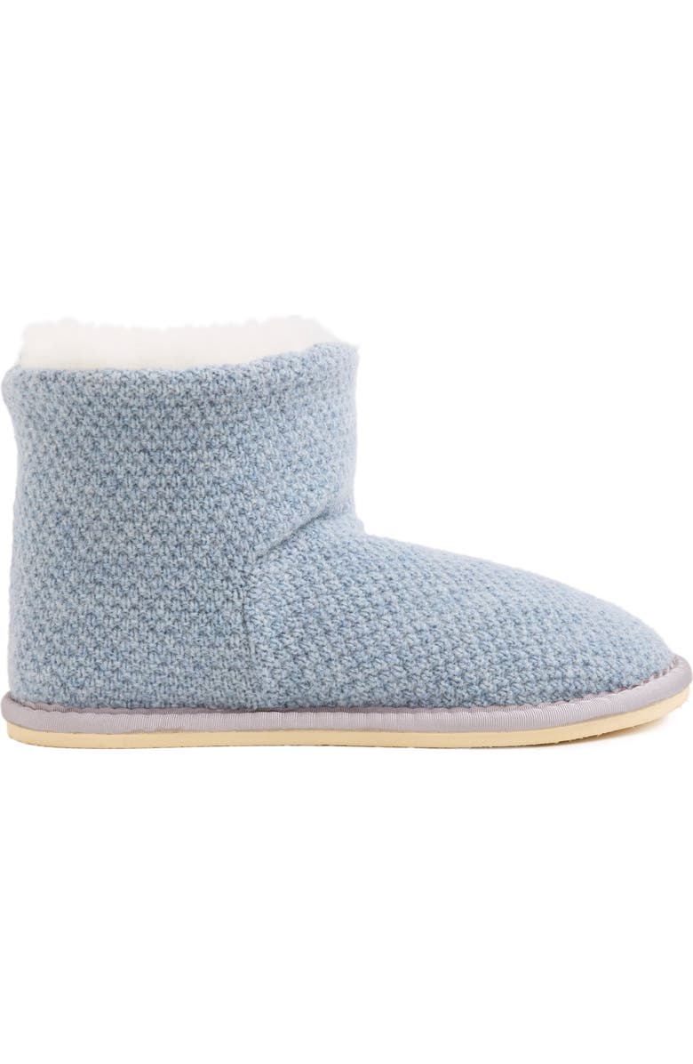 Celtic & Co. British Knitted Shortie Slippers, Main, color, Vintage Blue