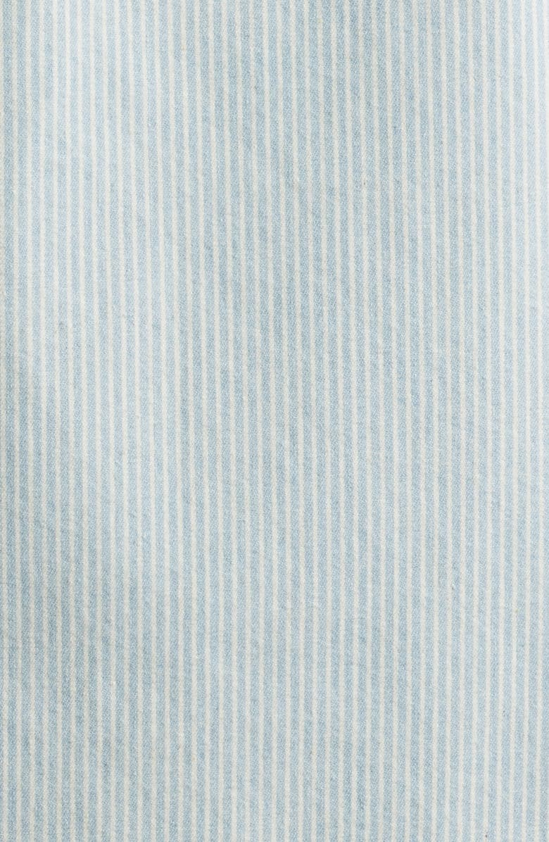 Bernardo Stripe Denim Jacket, Alternate, color, Light Blue