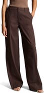 Vince Mid Rise Wide Leg Panel Pants