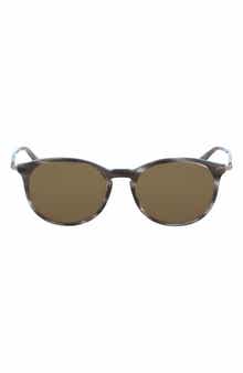 FERRAGAMO 53mm Round Sunglasses