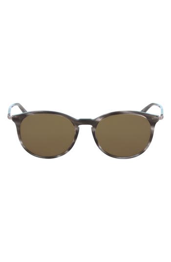 Ferragamo 53mm Round Sunglasses