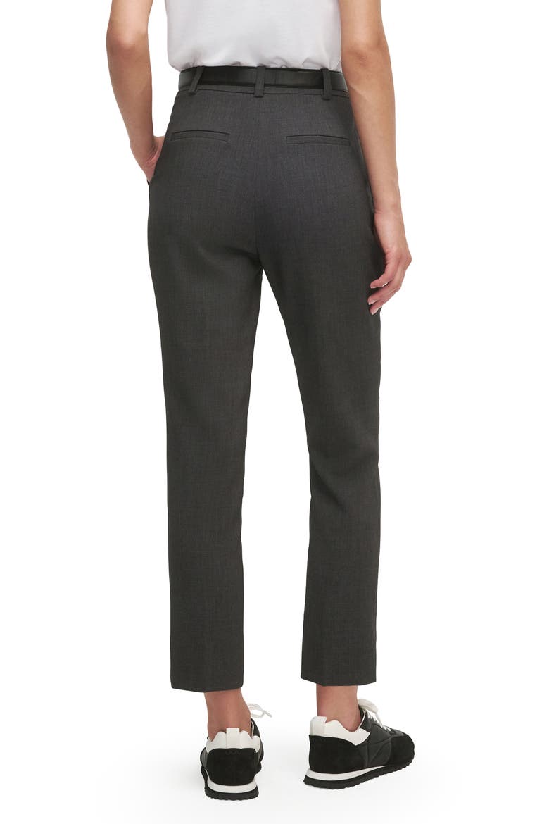The Favorite High Waist Ankle Cigarette Pants, Alternate, color, GREY SUITING