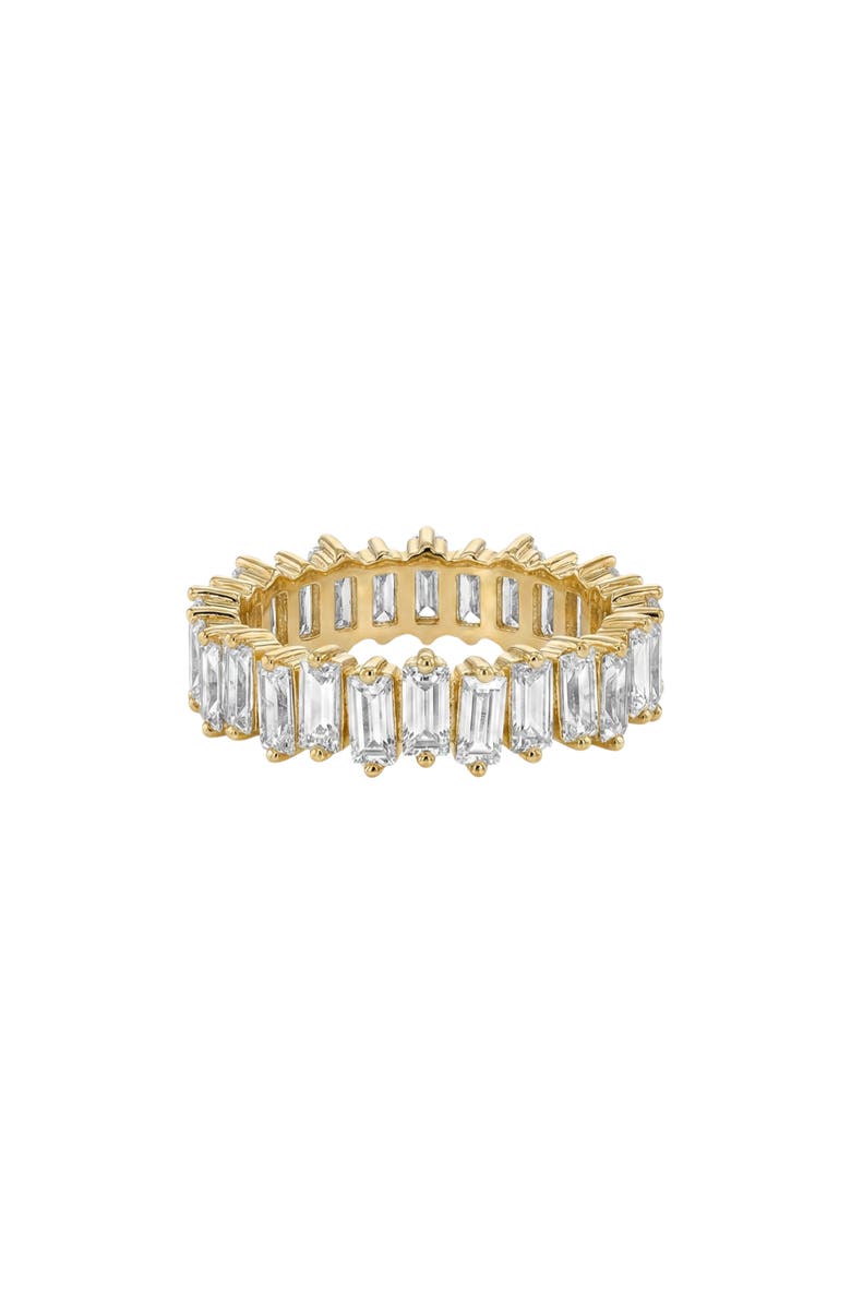 ARGENTO VIVO Cubic Zirconia Baguette Band Ring, Main, color, Gold