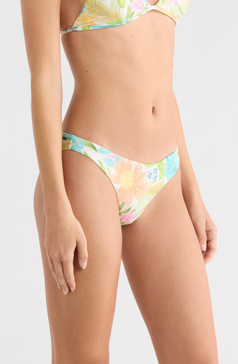 Rip Curl Catalina Island Bikini Bottoms, Alternate, color, Green Multi