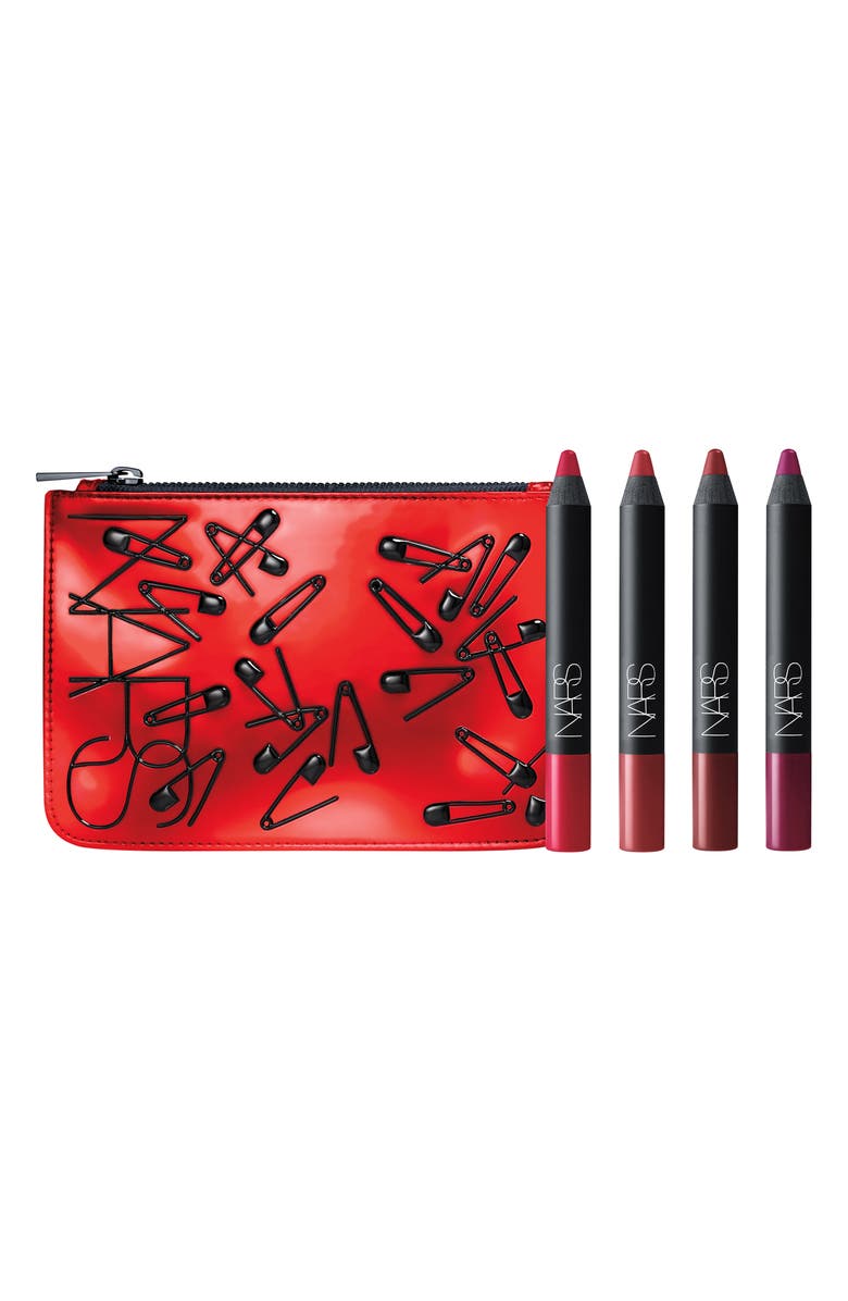NARS Riot Velvet Matte Lip Pencil Set, Main, color, 