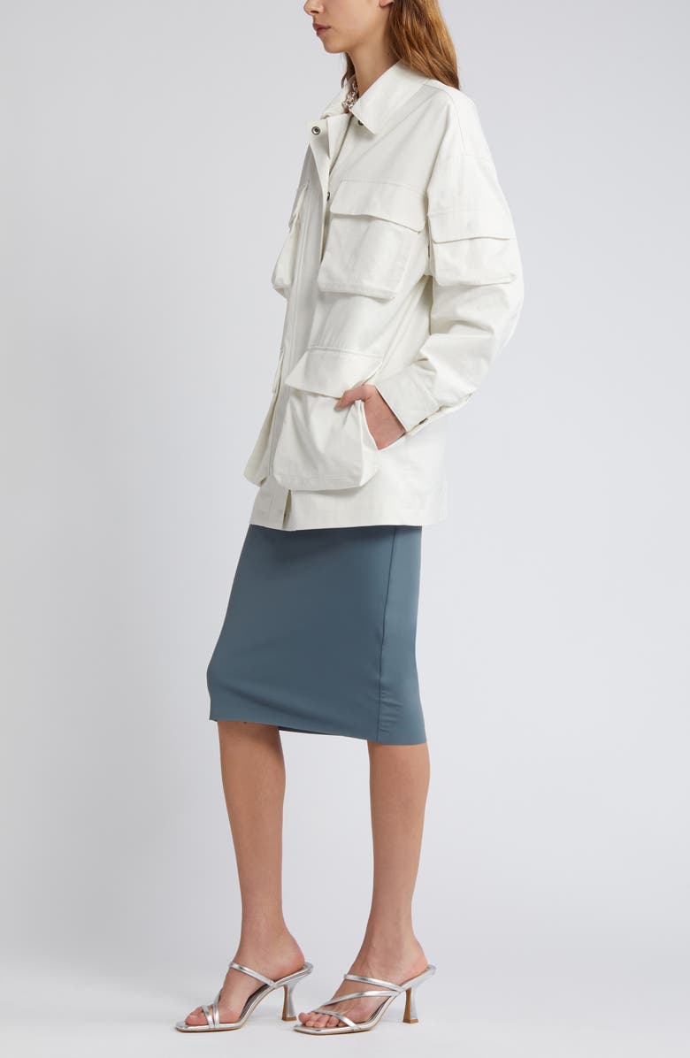Open Edit Oversize Twill Utility Jacket, Alternate, color,