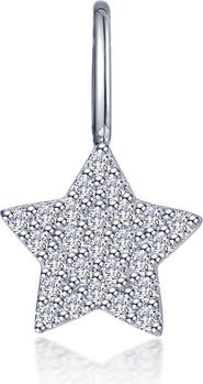 Lafonn Star Pavé Simulated Diamond Charm