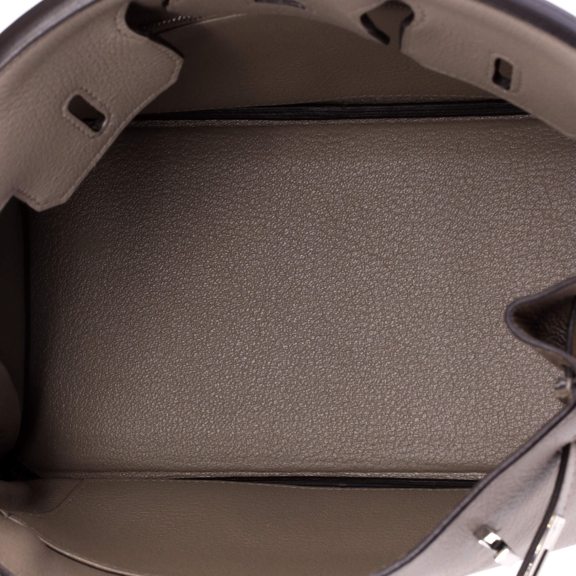 Pre-Owned Hermes Birkin Handbag Grey Novillo with Palladium Hardware 25, Alternate, color, Gris Asphalte