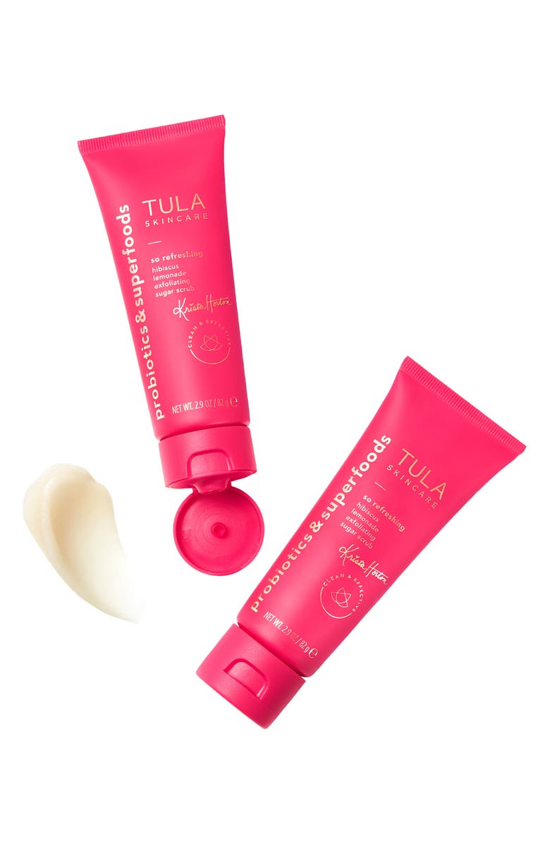 TULA Skincare x Krista Horton So Refreshing Hibiscus Lemonade Exfoliating Sugar Scrub, Alternate, color,