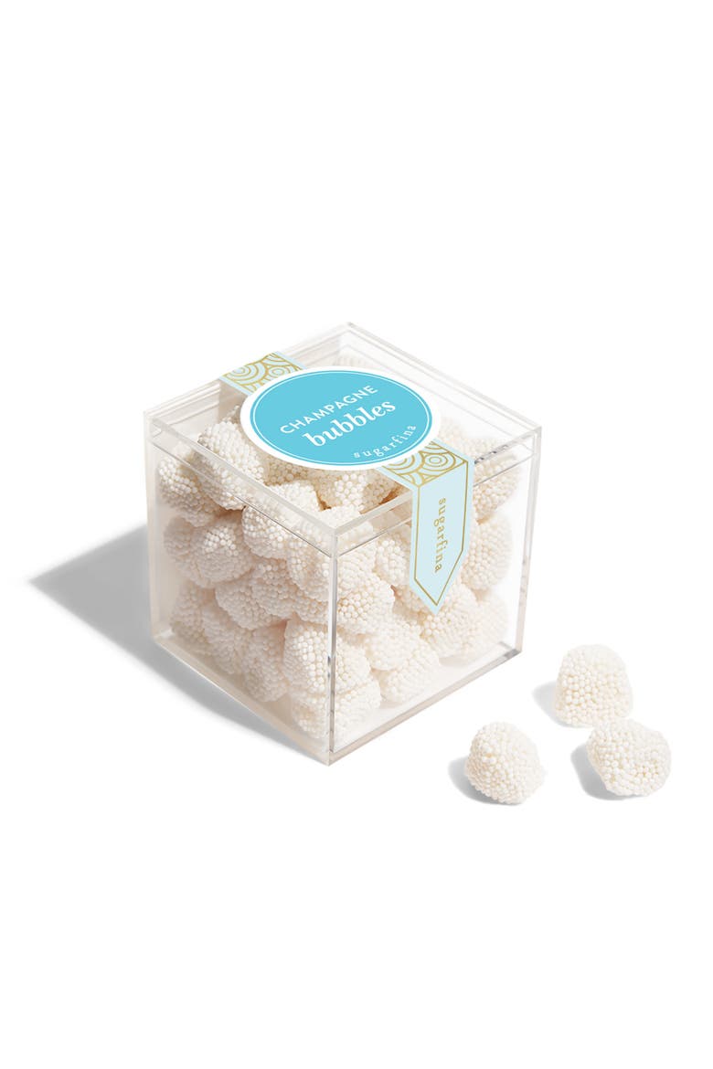 Set of 4 Champagne Bubbles Candy Cubes, Alternate, color, NO COLOR