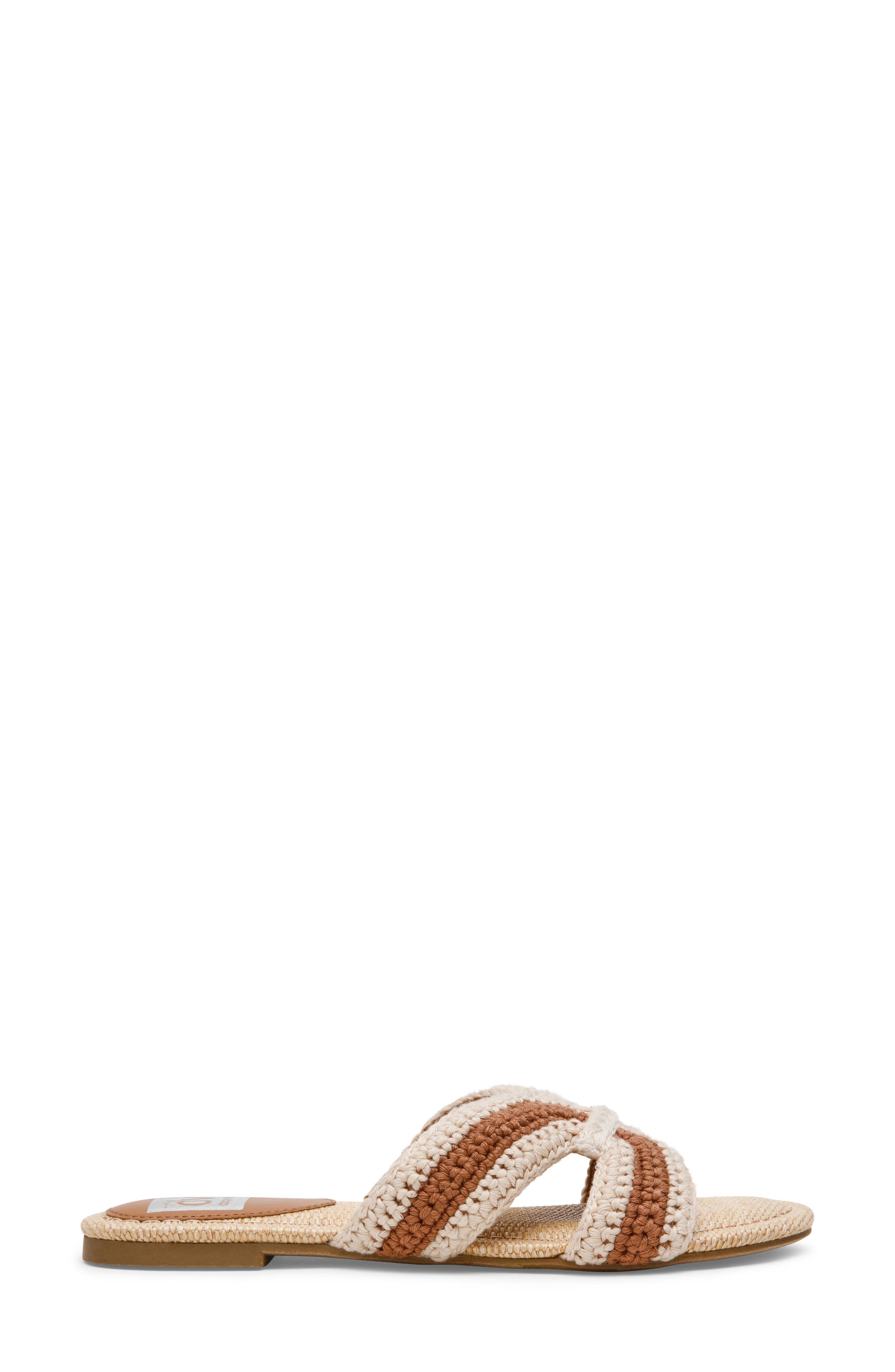DV by Dolce Vita Geeya Slide Sandal, Alternate, color, Toffee