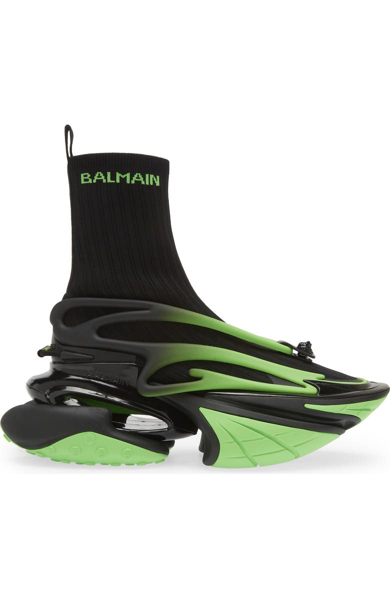 Balmain Unicorn High Top Sneaker, Alternate, color,