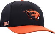 TOP OF THE WORLD Men's Top of the World Black Oregon State Beavers Reflex Fitted Hat