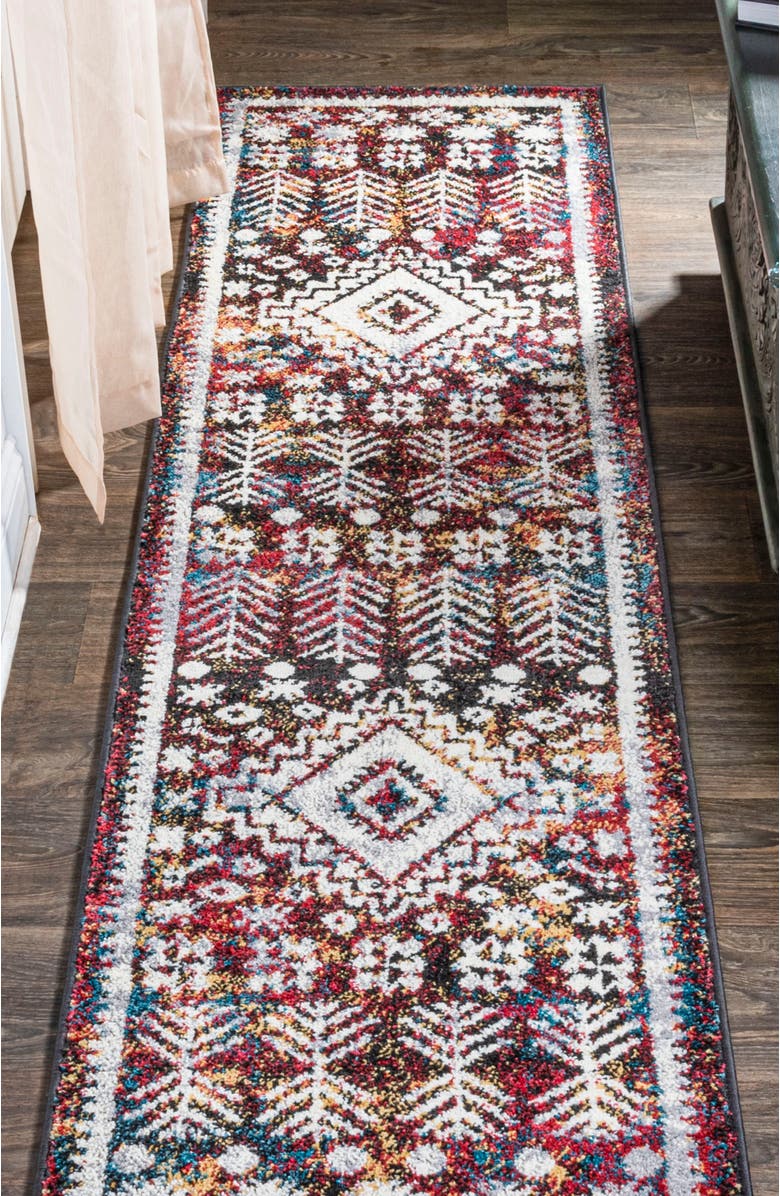 JONATHAN Y Dhiya Distressed Kilim Area Rug, Alternate, color, Multi