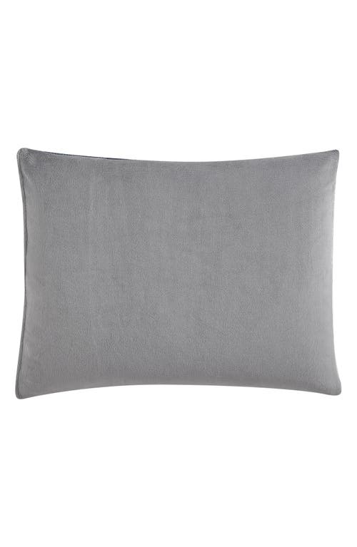 Nautica Linden Stripe Plush Comforter Set In Navy