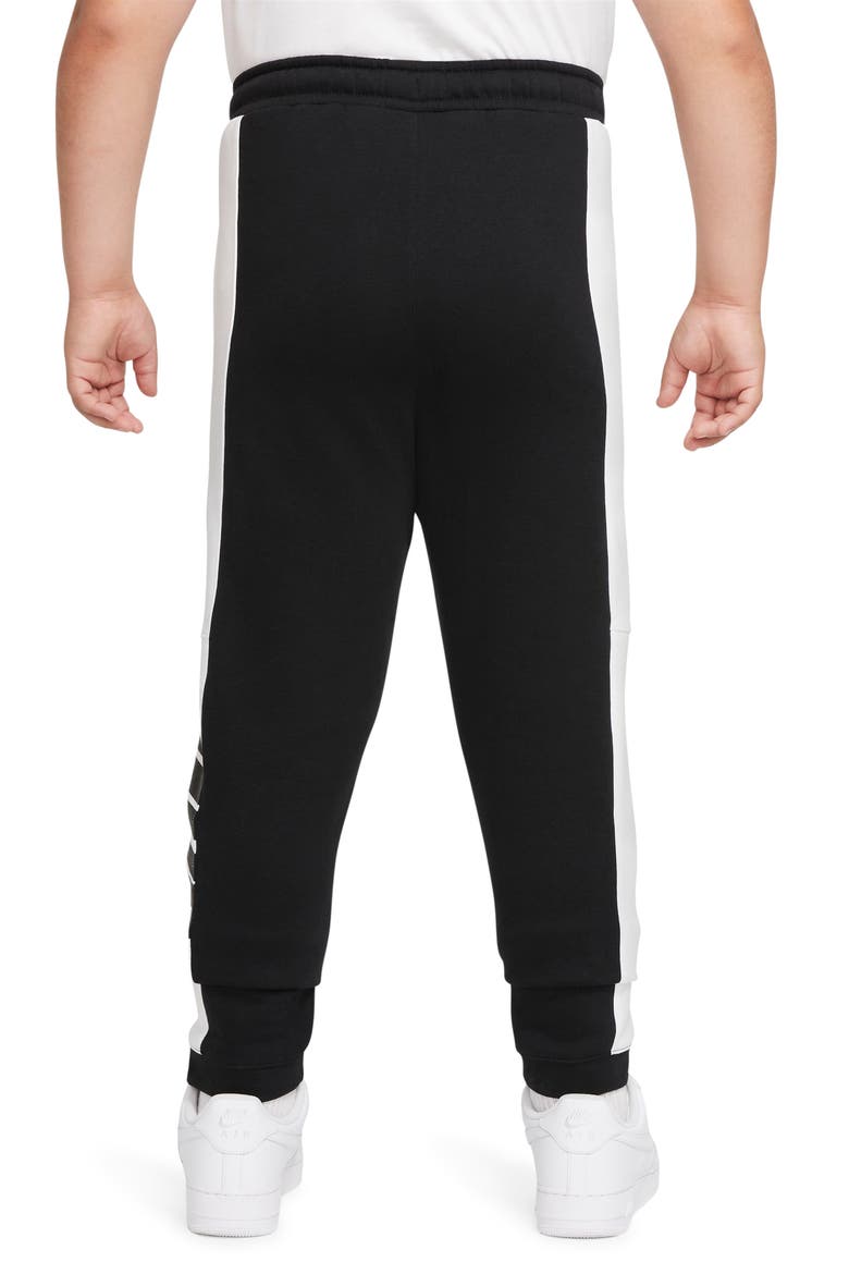Kids' Print Joggers, Alternate, color, BLACK/ WHITE/ BLACK