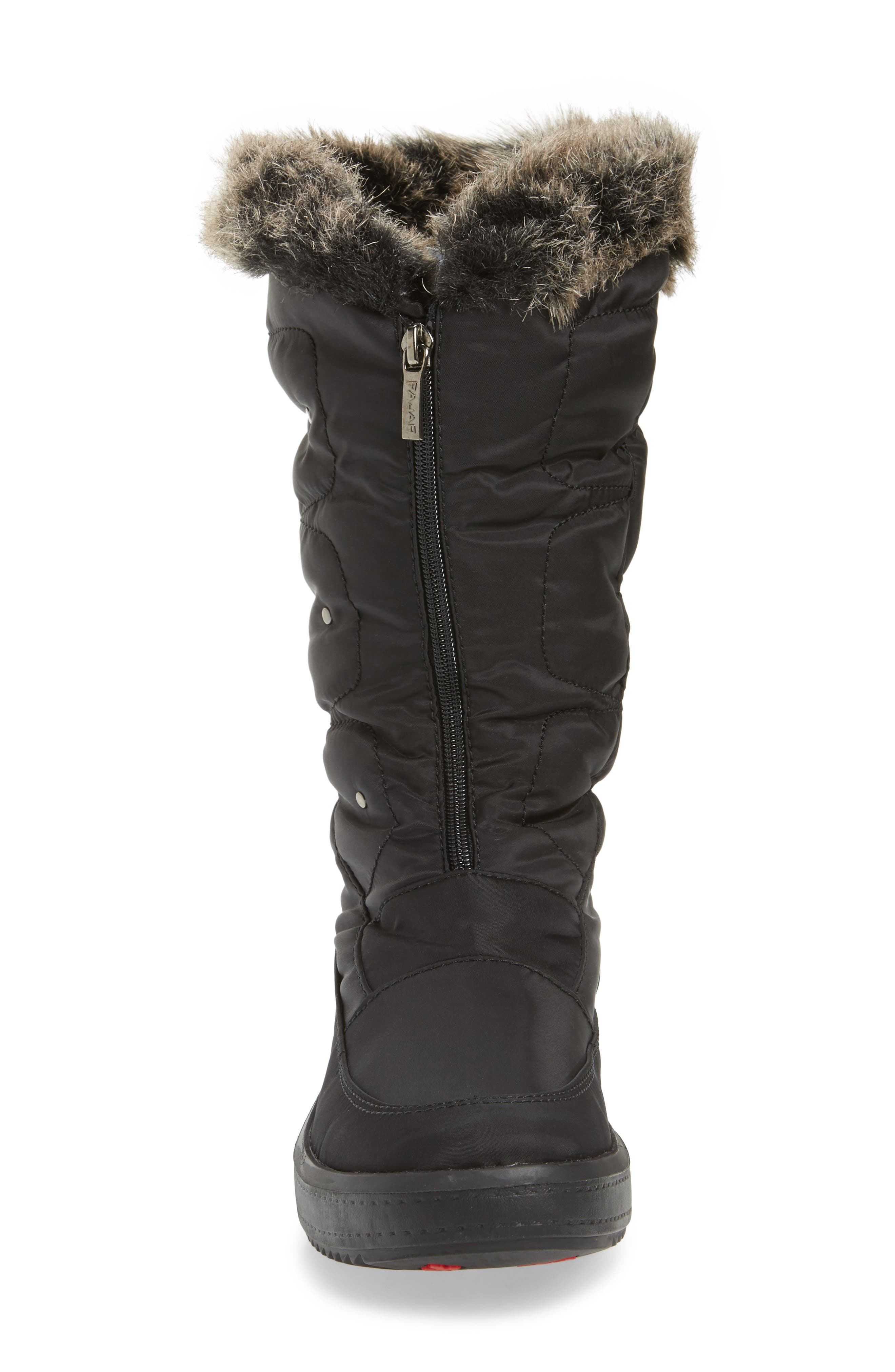 'Louise' Weatherproof Boot, Alternate, color, BLACK FABRIC