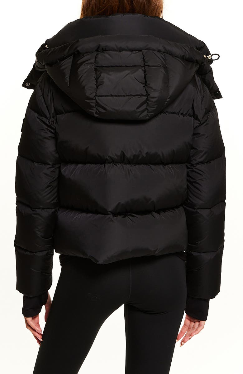 SAM. Jordy Water Resistant Down Puffer Coat, Alternate, color, Matte Black